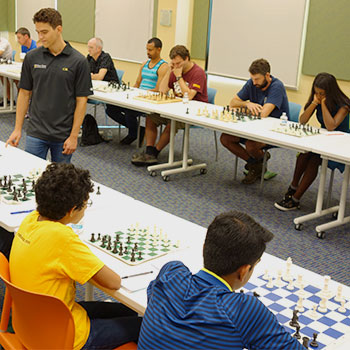 Image for event: Chess Exhibition With a Grandmaster